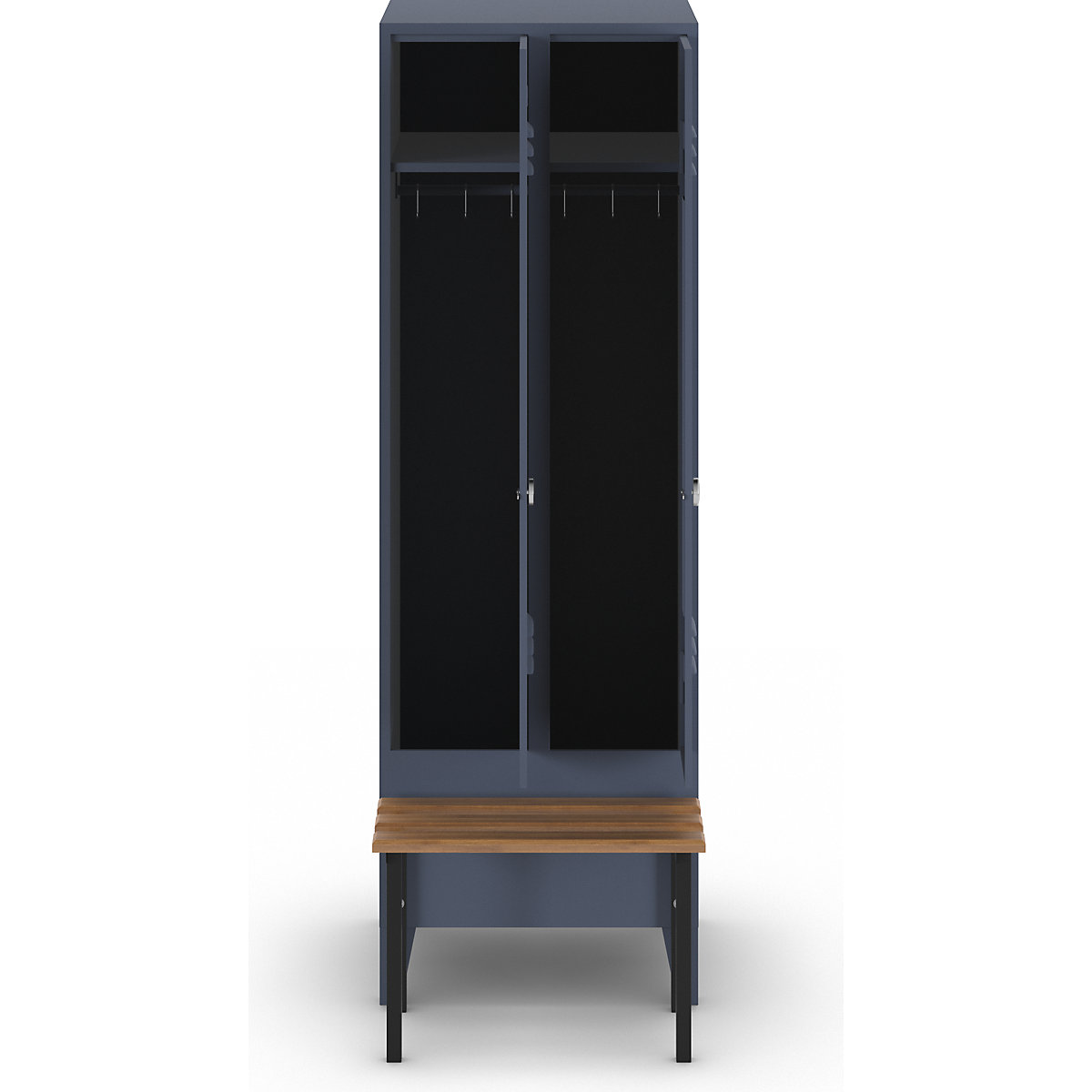 Vestiaire Berlin 2 avec banc – Wolf (Illustration du produit 2)-1