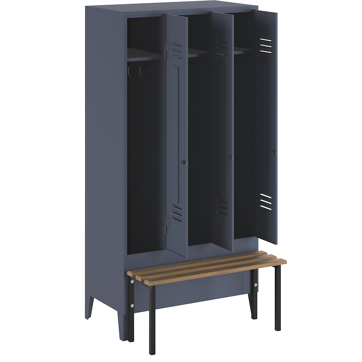 Vestiaire Berlin 2 avec banc – Wolf