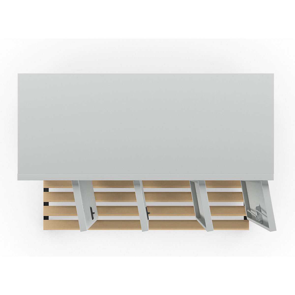 Vestiaire Bremen avec banc – eurokraft pro (Illustration du produit 2)-1