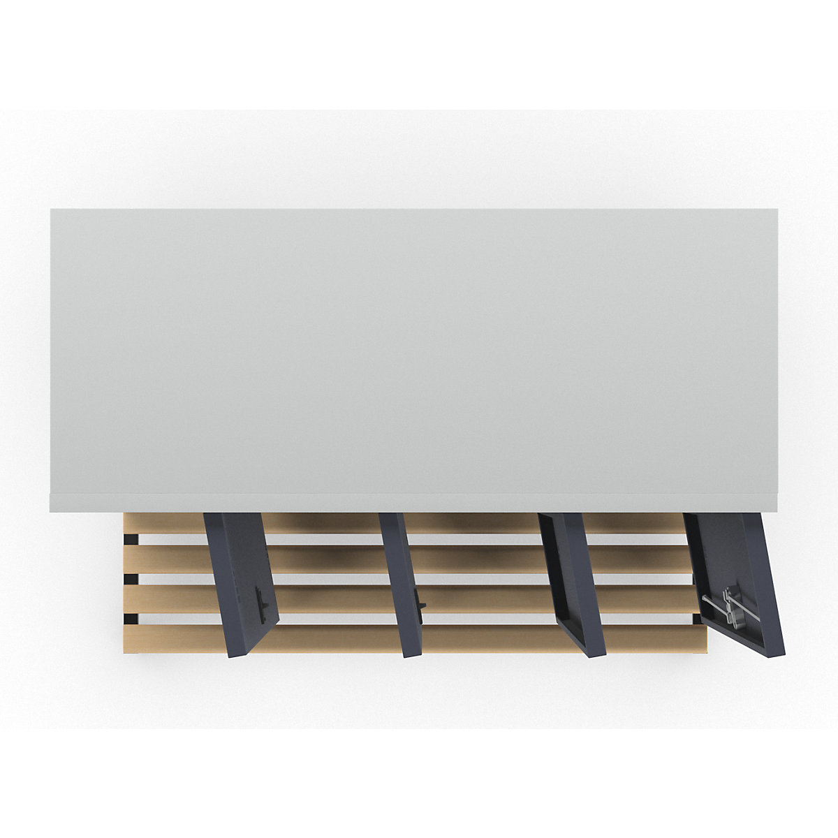 Vestiaire Bremen avec banc – eurokraft pro (Illustration du produit 5)-4