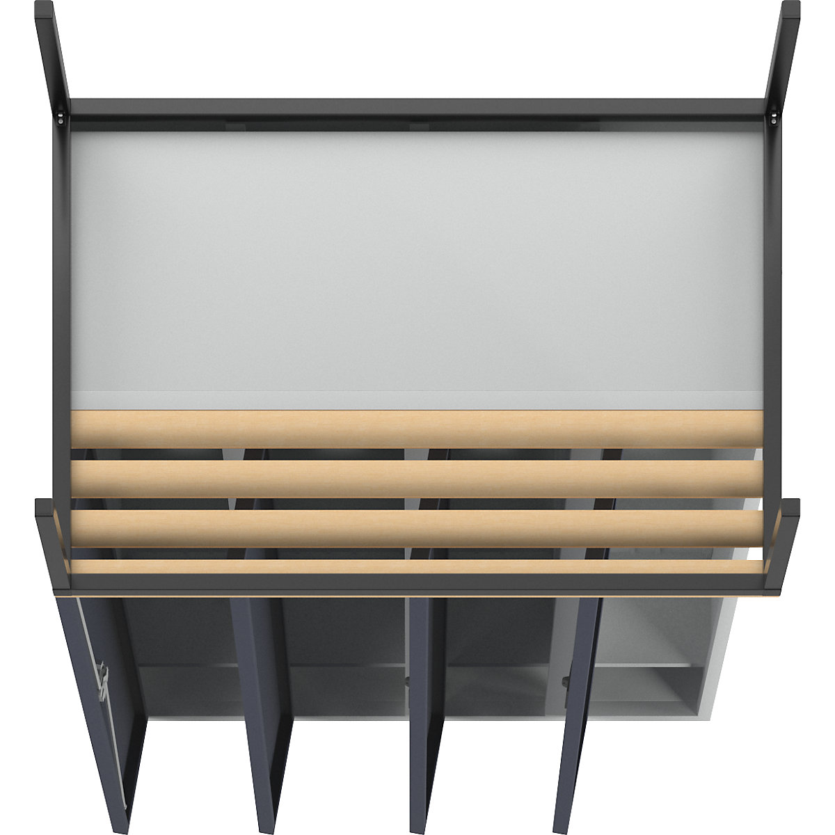 Vestiaire Bremen avec banc – eurokraft pro (Illustration du produit 6)-5