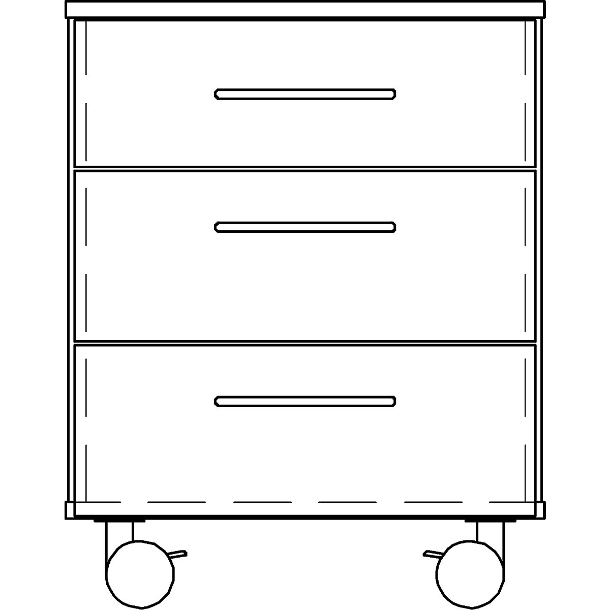 Caisson bas de laboratoire (Illustration du produit 3)-2