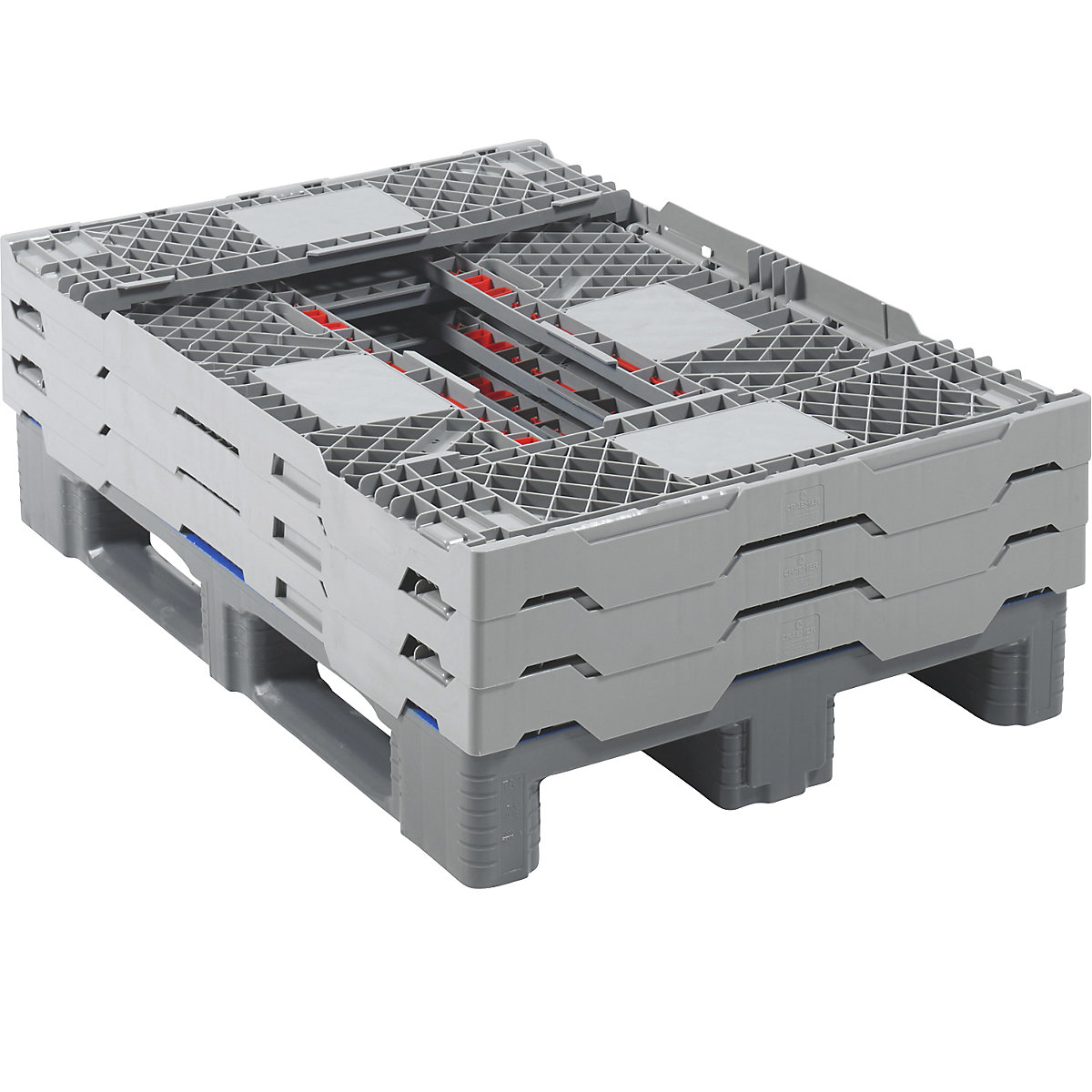 Cadru de stivuire pentru paleți, HPDE perforată – ratioform (Imagine produs 9)-8