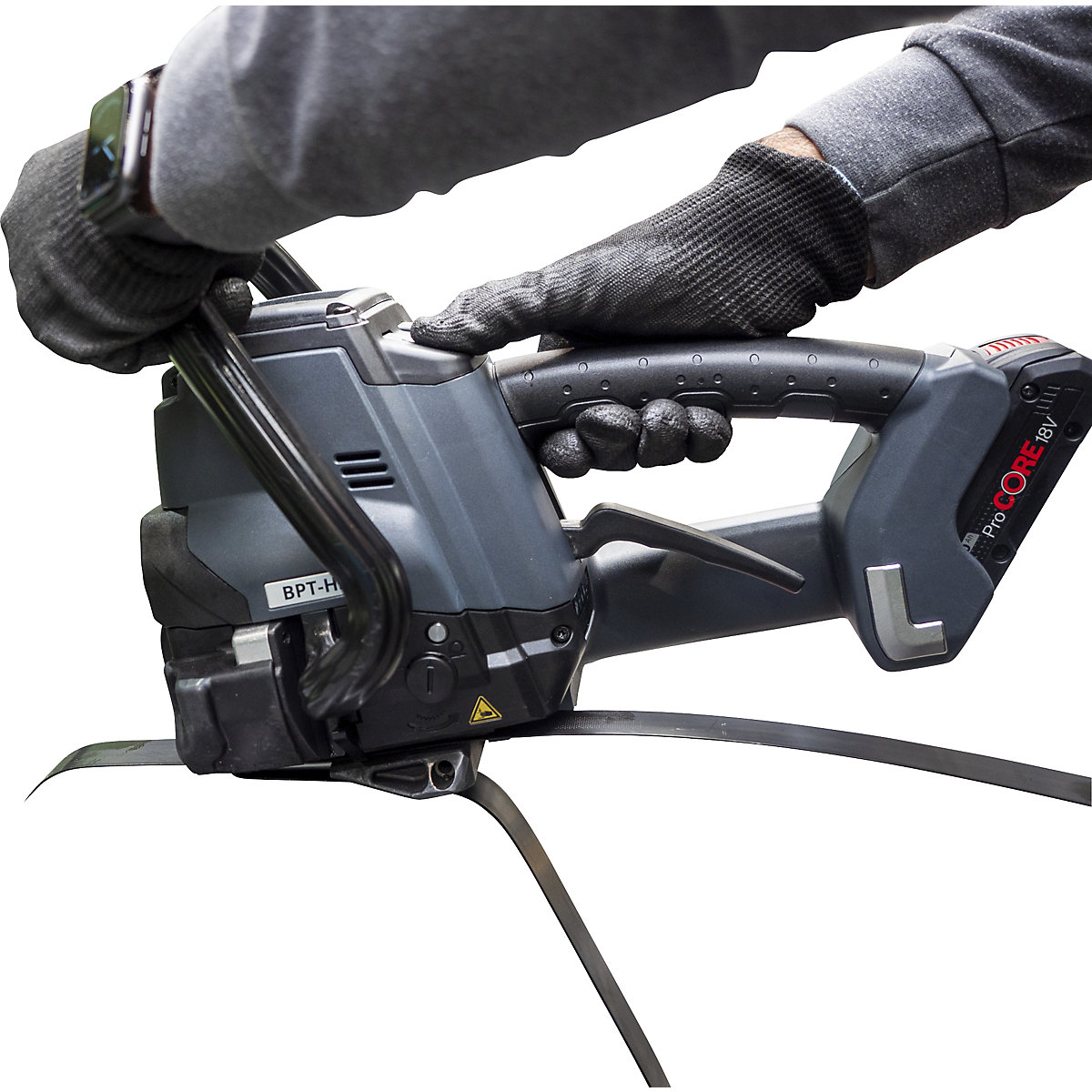 Dispozitiv de legare pentru bandă de oțel, cu acumulator – ratioform (Imagine produs 5)-4