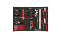 Kit d'outils avec compartiment en mousse