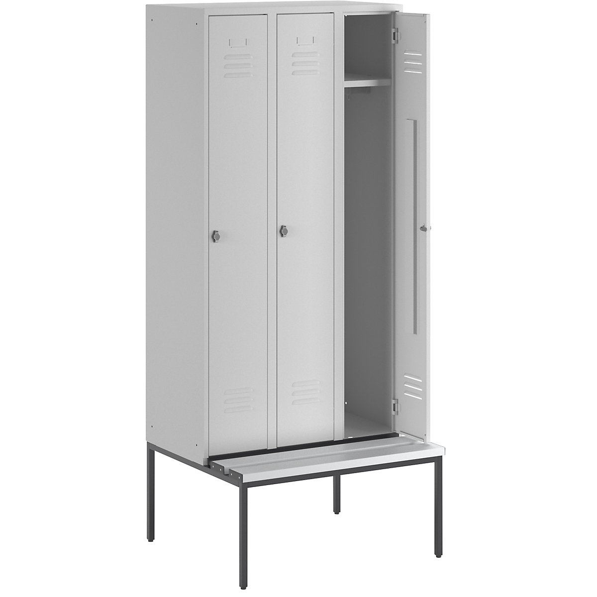 Armadietto Berlin 2 con panca – Wolf