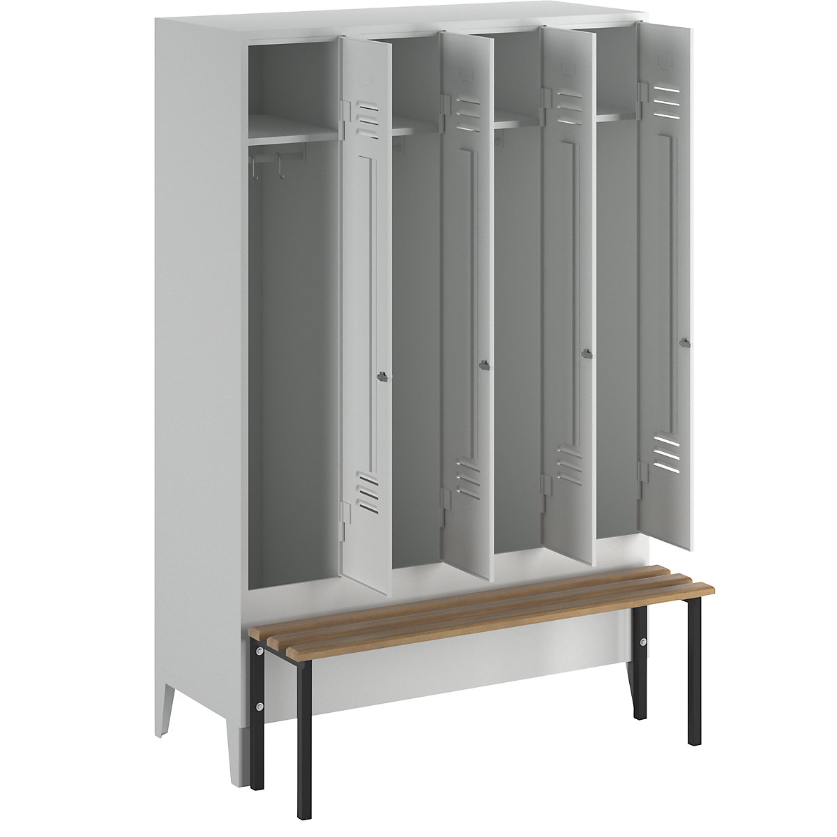 Armadietto Berlin 2 con panca – Wolf