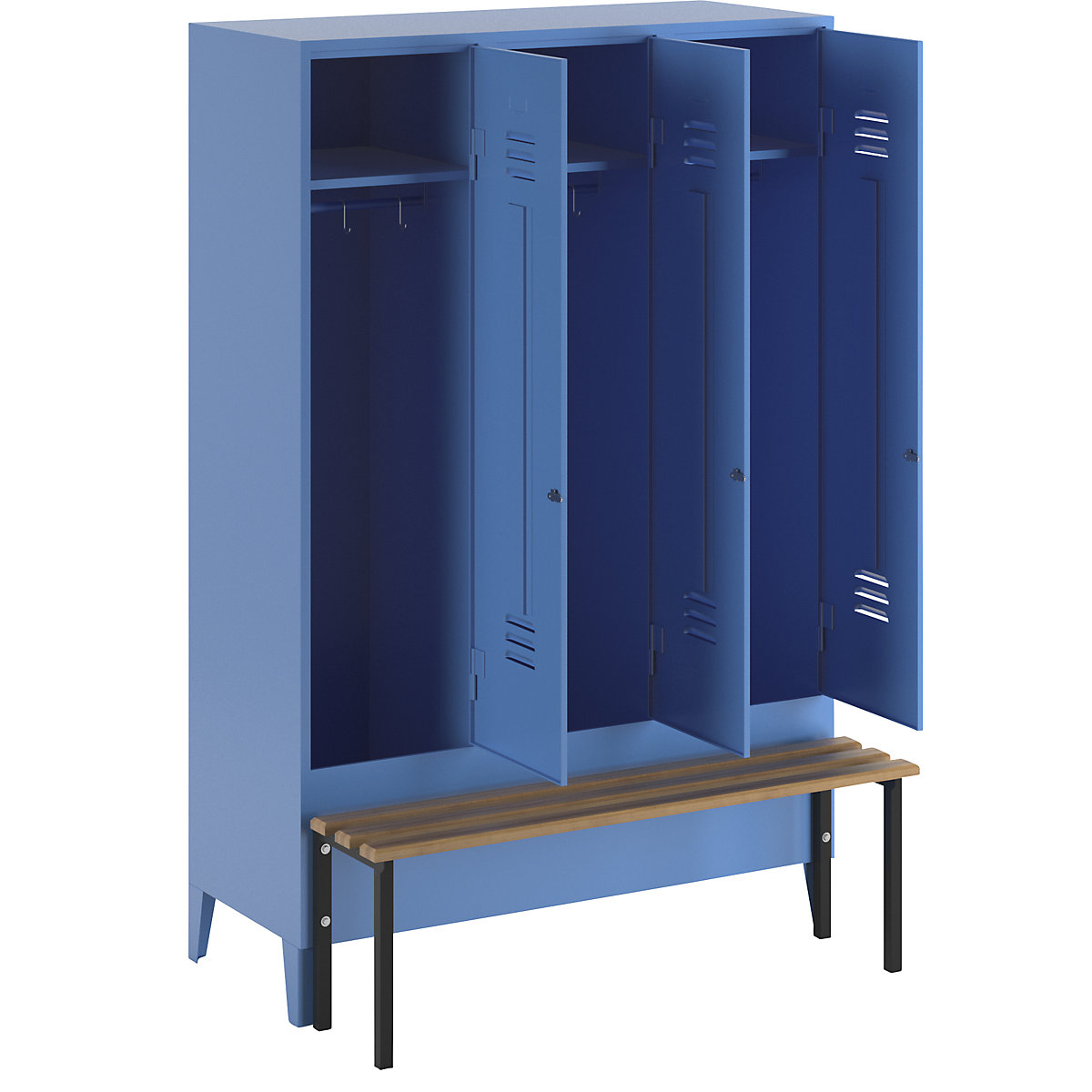 Armadietto Berlin 2 con panca – Wolf