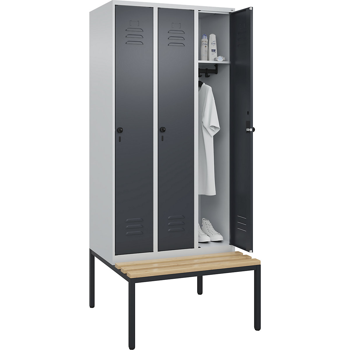 Armadietto Classic PLUS con panca – C+P