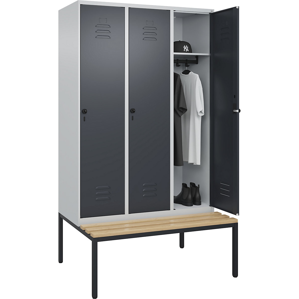 Armadietto Classic PLUS con panca – C+P