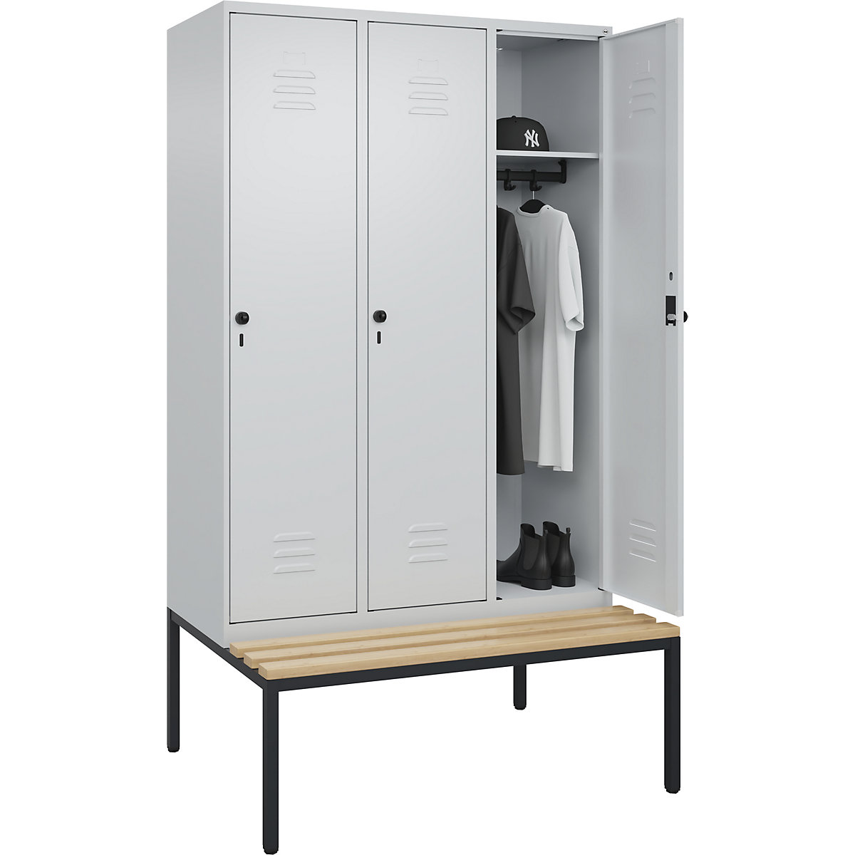 Armadietto Classic PLUS con panca – C+P