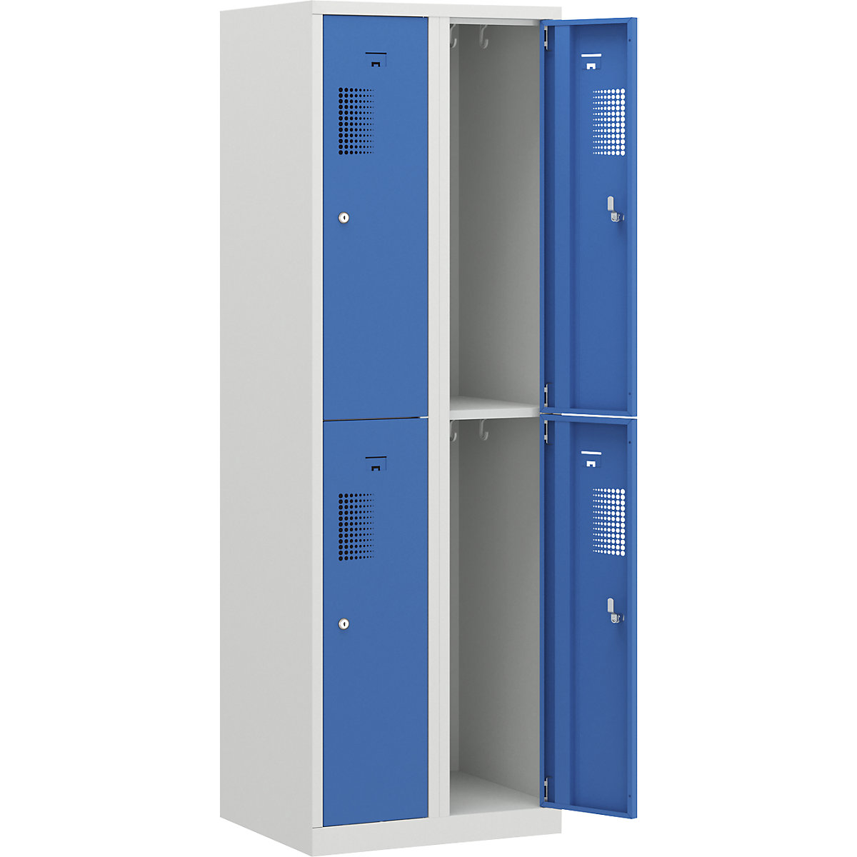 Armadietto a due piani Amsterdam – eurokraft basic