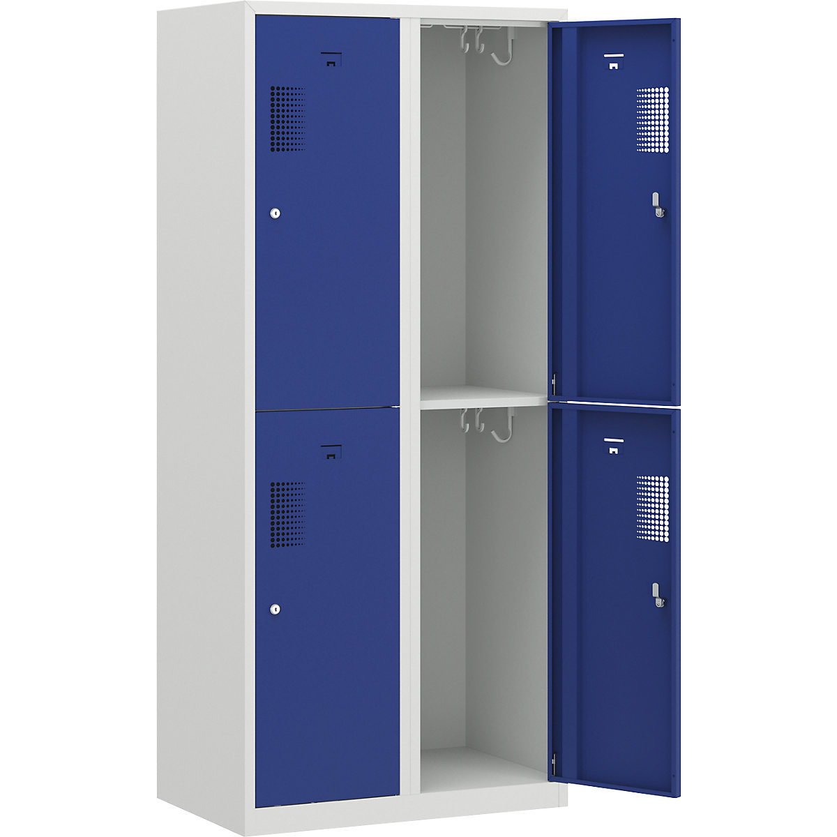 Armadietto a due piani Amsterdam – eurokraft basic