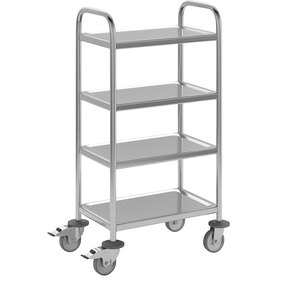 Carrello di servizio in acciaio inox – eurokraft basic