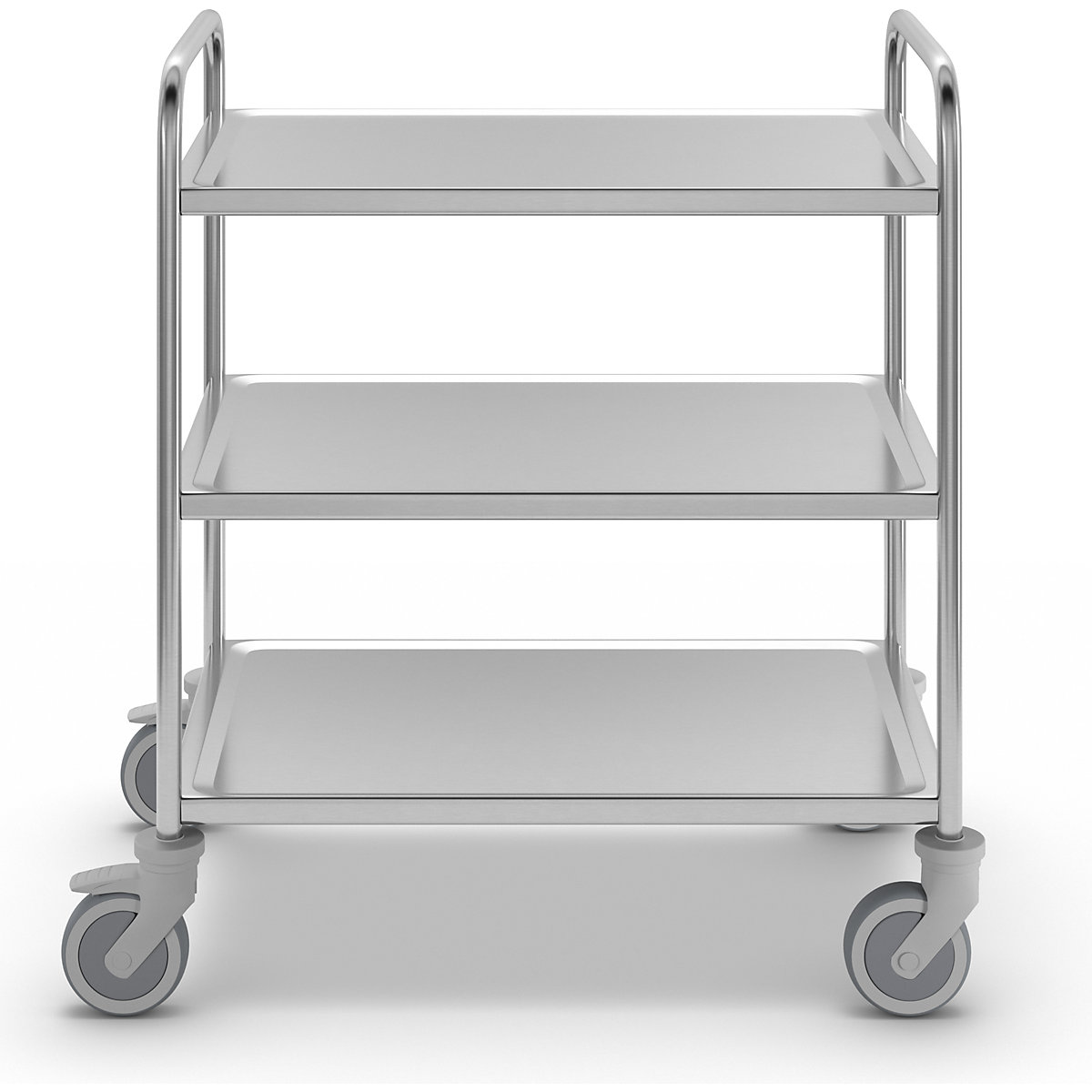 Carrello di servizio in acciaio inox (Foto prodotto 3)-2