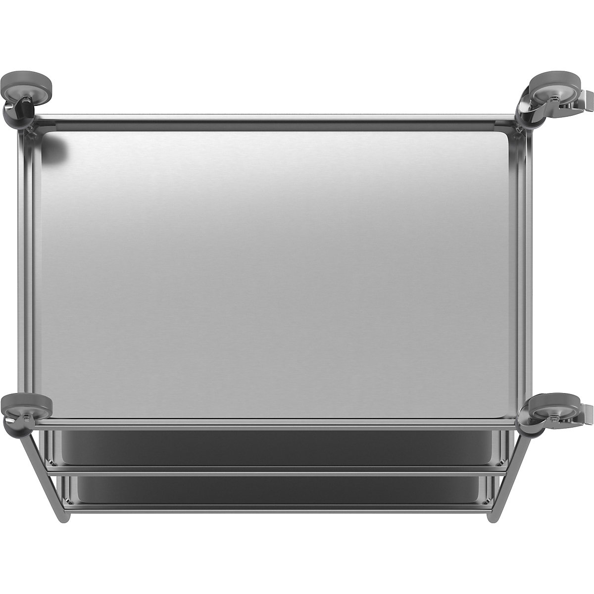 Carrello di servizio in acciaio inox (Foto prodotto 6)-5