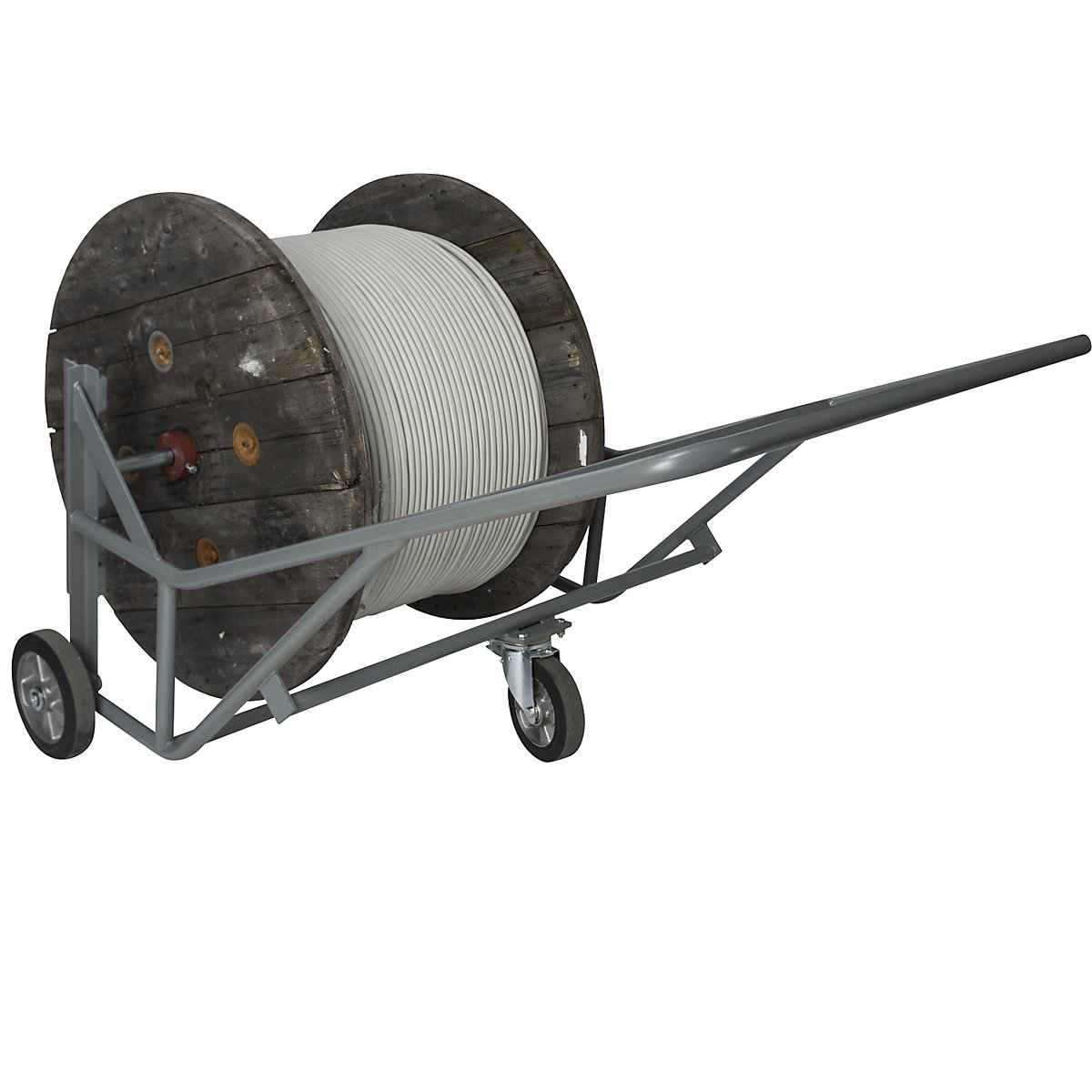 Carrello per il trasporto di tamburo avvolgicavo, svolgitore per tamburo avvolgicavo, per tamburo avvolgicavo con Ø 500 – 1250 mm-2