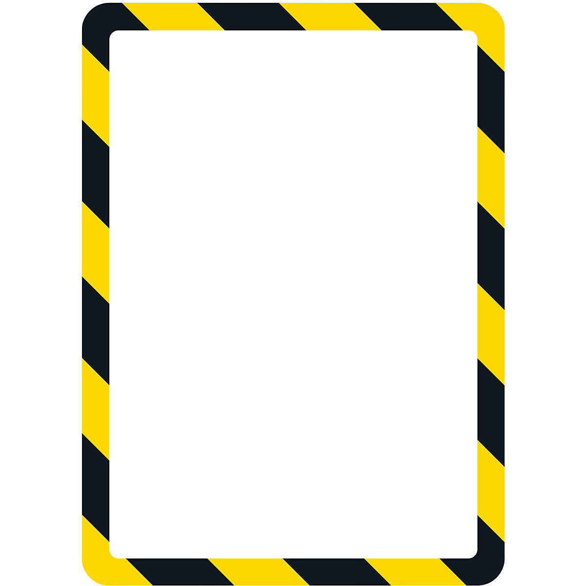 Busta trasparente per presentazioni UNI A4 – Tarifold, con chiusura magnetica, giallo / nero, conf. da 2 pz.-10