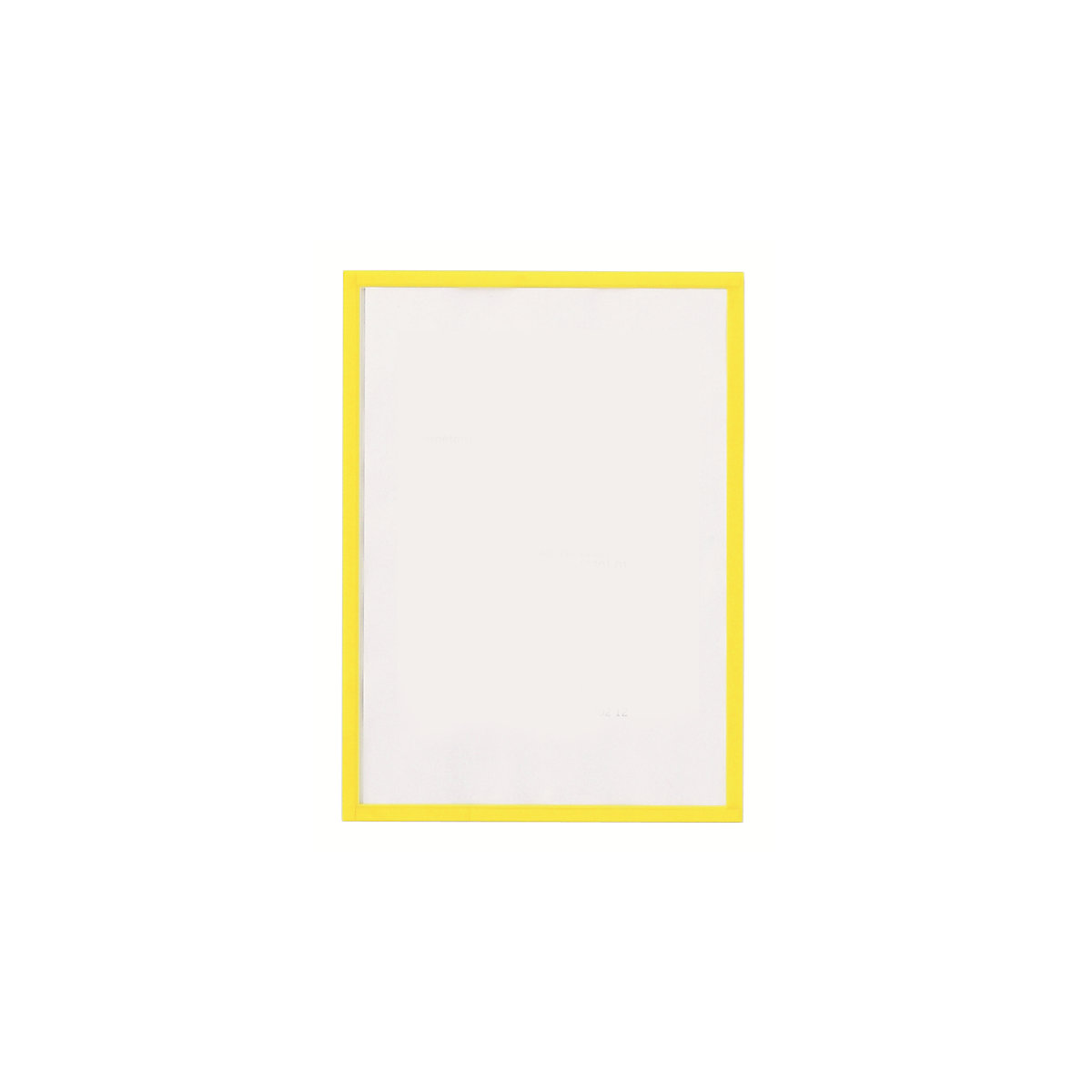 Cartelletta trasparente magnetofix – magnetoplan, per formato UNI A3, conf. da 5 pz., cornice gialla-8