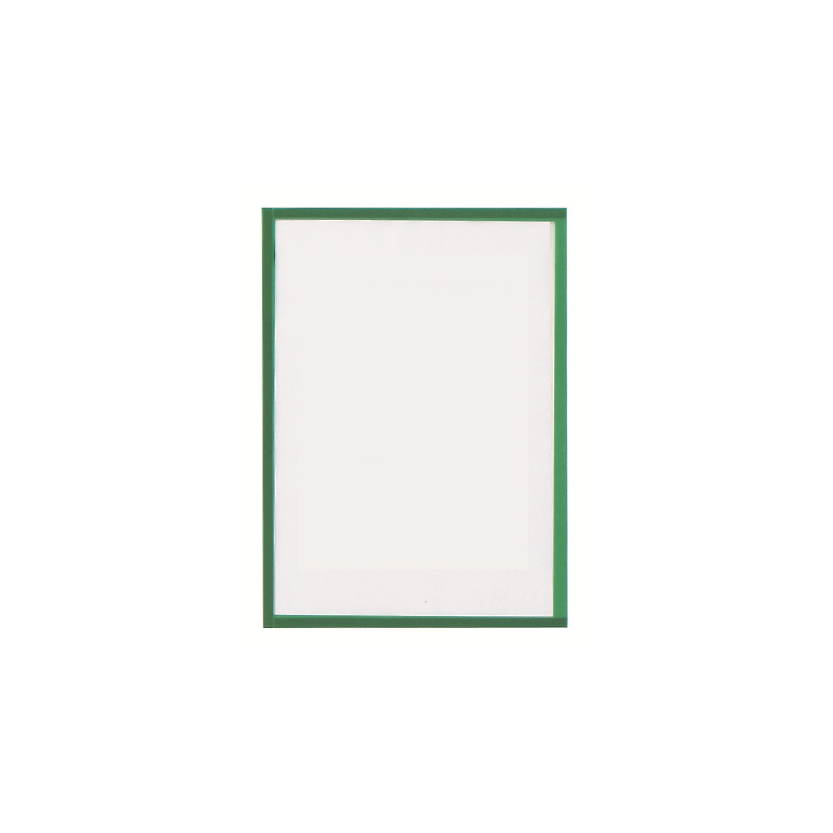 Cartelletta trasparente magnetofix – magnetoplan, per formato UNI A3, conf. da 5 pz., cornice verde-5