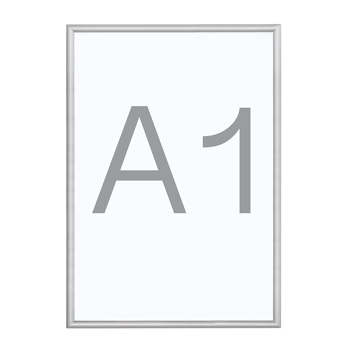 Cornice apribile B1, profilato d'alluminio, conf. da 2 pz., per formato UNI A1-7