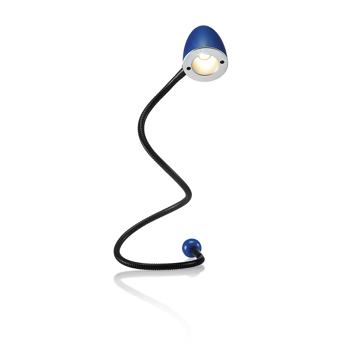 Lampada USB a LED SNAKE – Hansa, altezza 350 mm, blu notte-2
