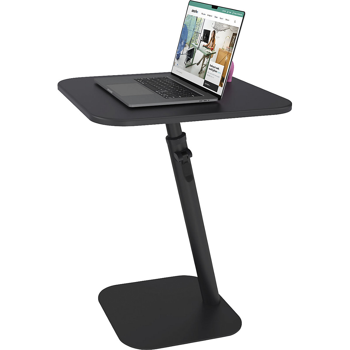 Tavolo per computer portatile Bento® – Dataflex: range di regolazione  altezza 555 – 750 mm