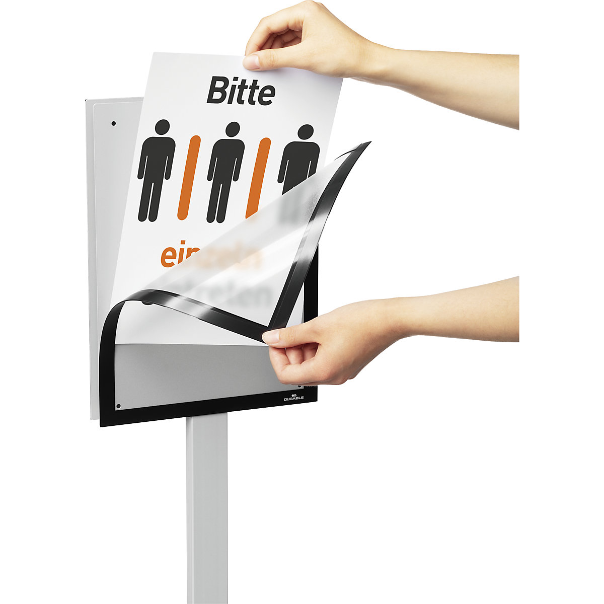 Piantana INFO STAND BASIC – DURABLE (Foto prodotto 2)-1
