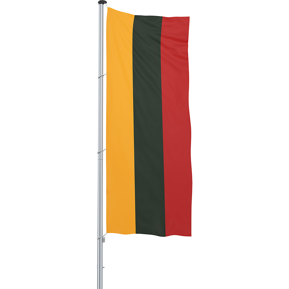 Mannus Hissflagge/Länder-Fahne, Format 1,2 x 3 m, Litauen