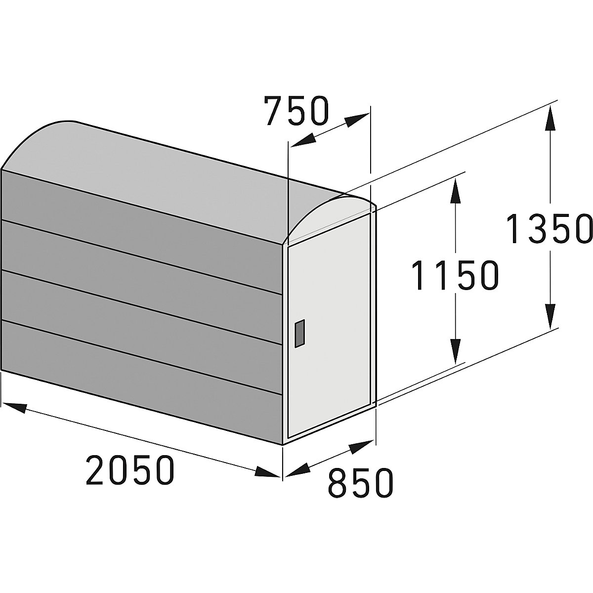 Fahrradbox WSM (Produktabbildung 5)-4