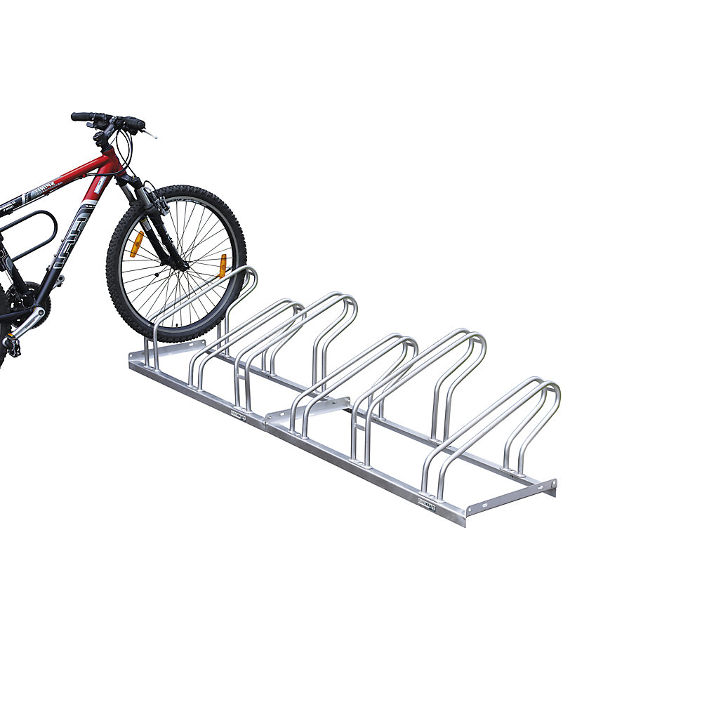 EUROKRAFTpro Fahrradständer, Bügel aus 18 mm Stahlrohr