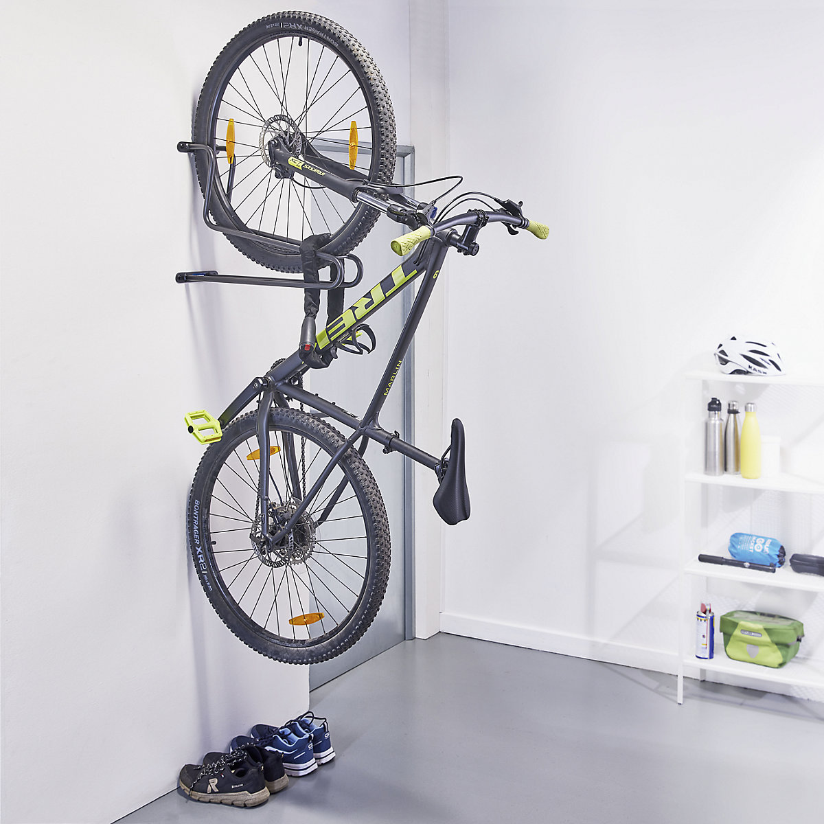 Vertikaler Wandfahrradhalter Mottez (Produktabbildung 5)-4