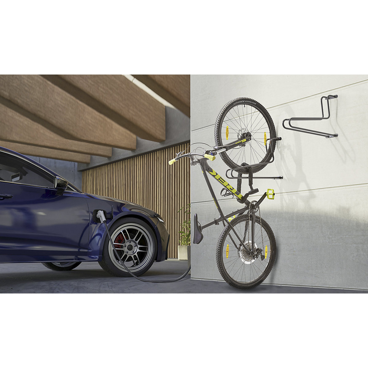 Vertikaler Wandfahrradhalter Mottez (Produktabbildung 8)-7
