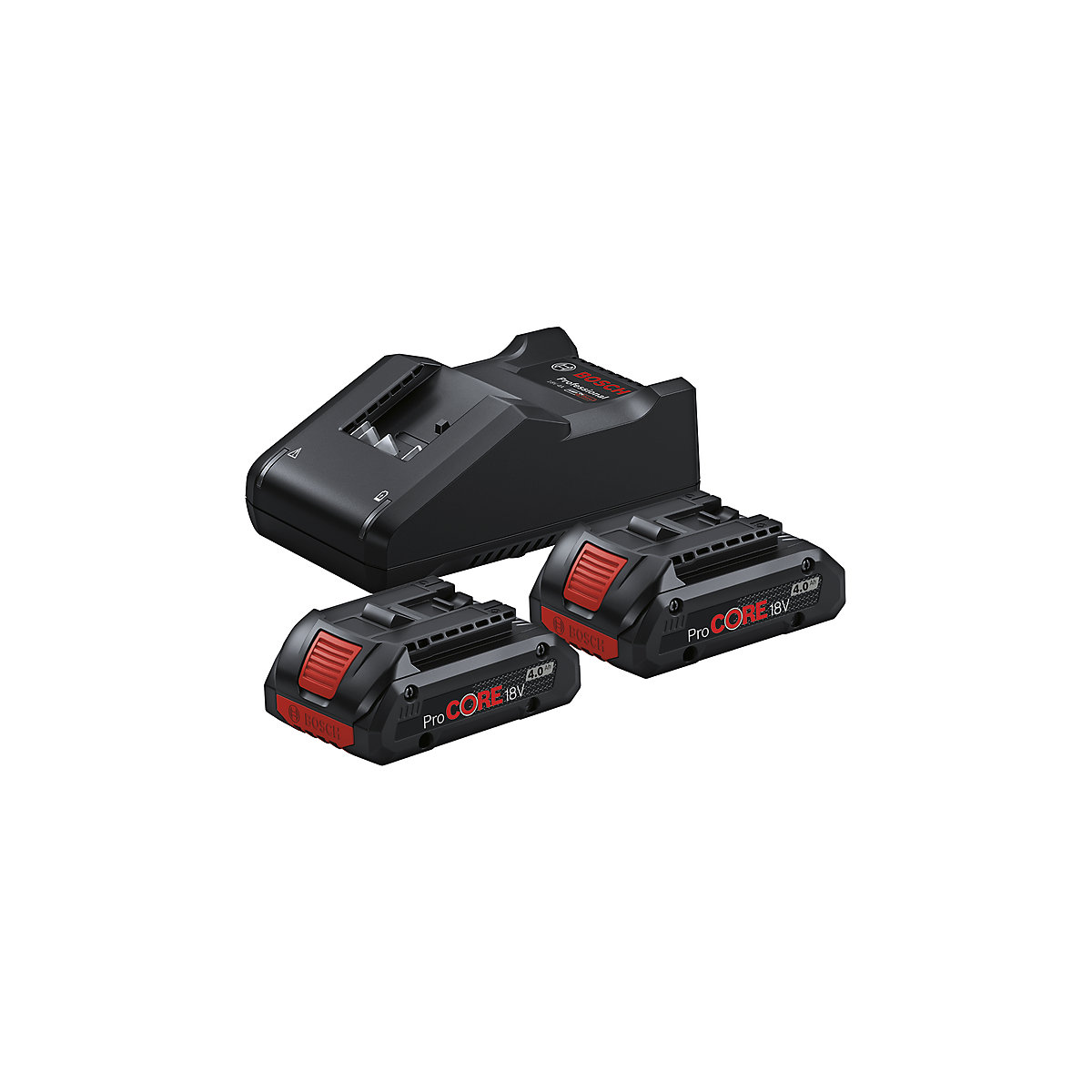 Set iniziale: 2 batterie ProCORE + caricabatterie rapido - Bosch