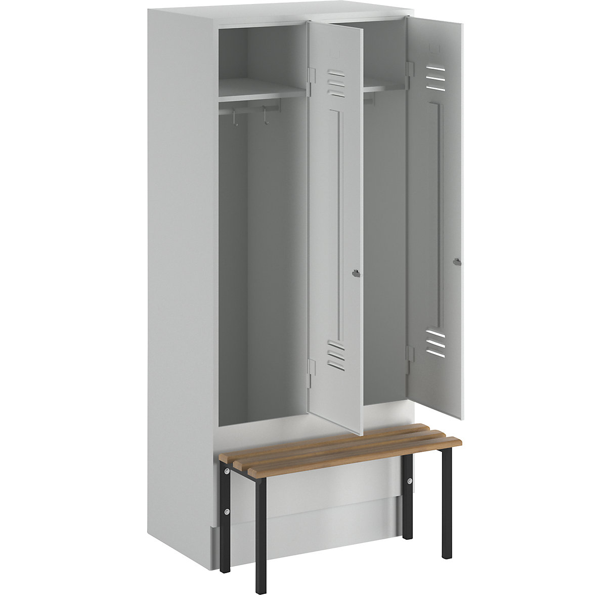 Armadietto Berlin 2 con panca – Wolf