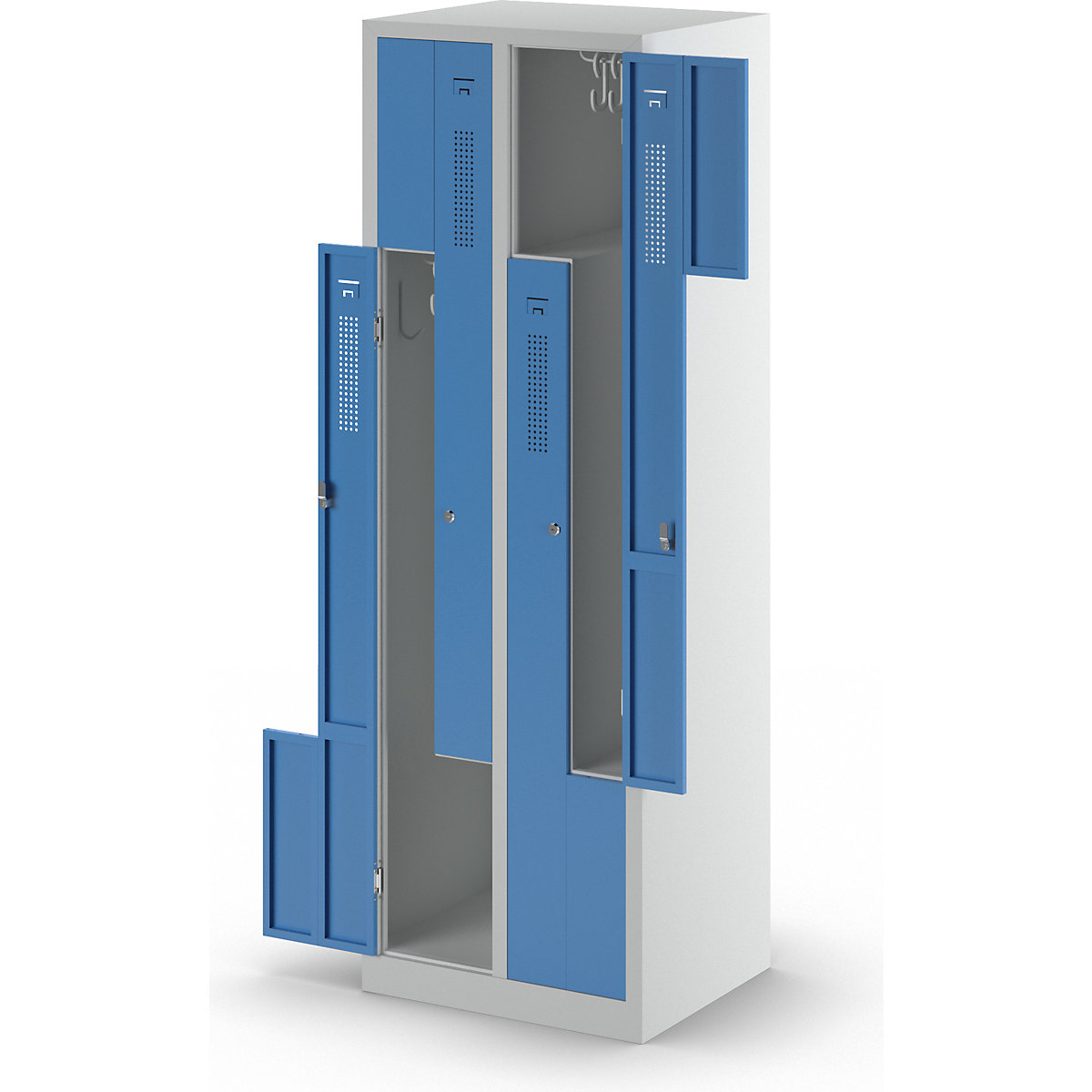 Armadietto a Z Amsterdam – eurokraft basic (Foto prodotto 9)-8