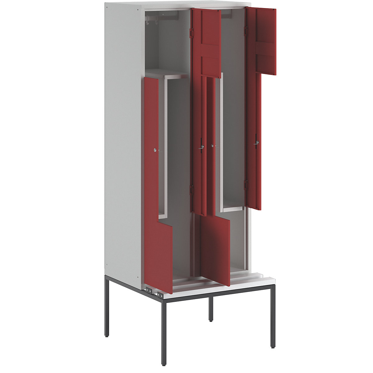 Armadietto a Z München con panca – Wolf