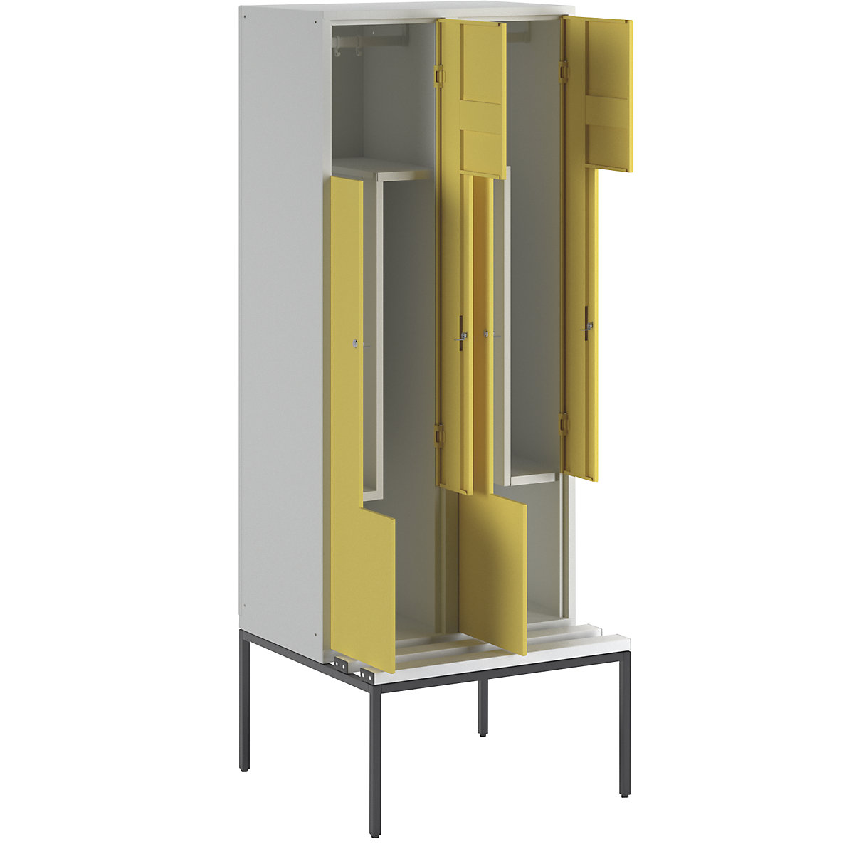 Armadietto a Z München con panca – Wolf