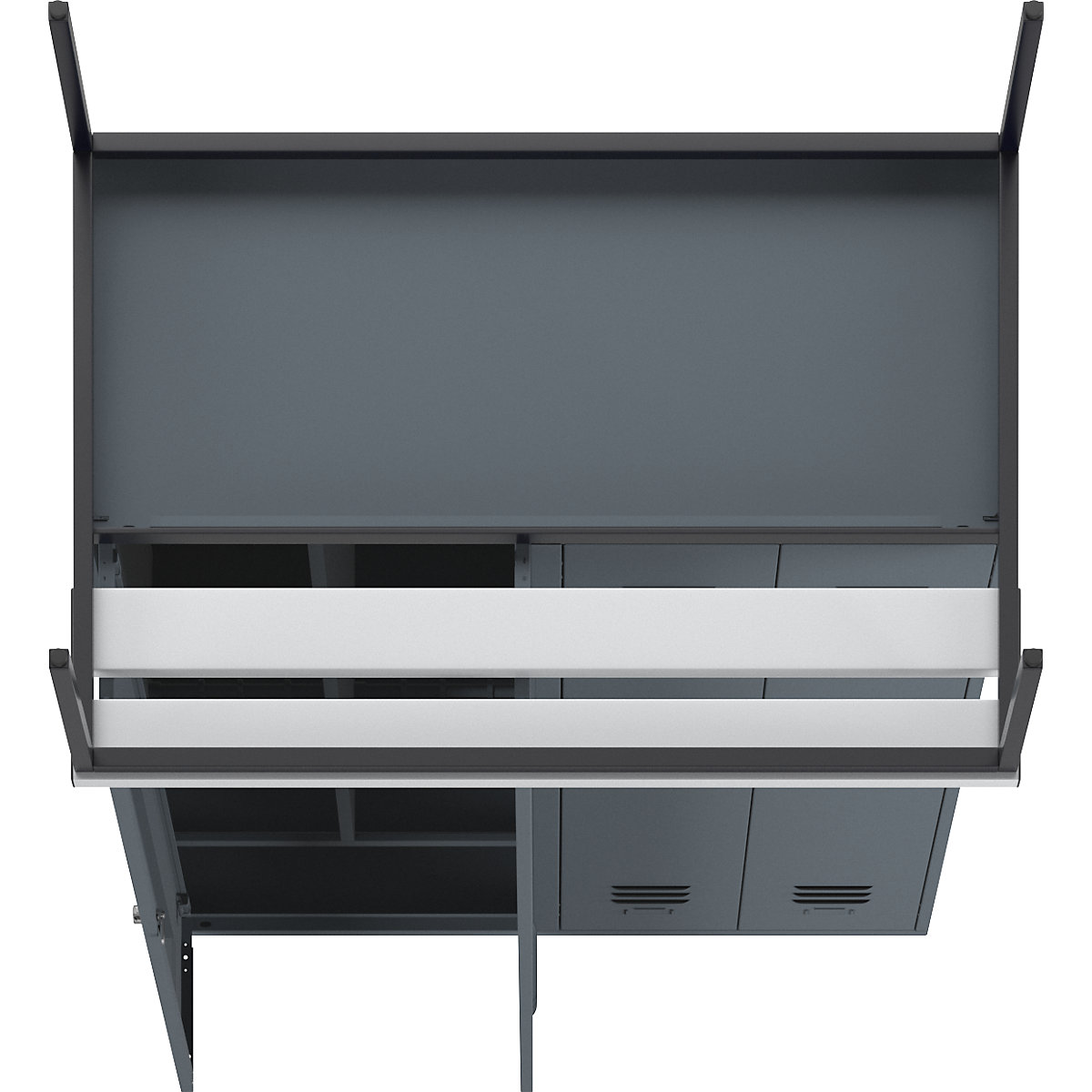 Armadietto sporco/pulito Berlin 2 con panca – Wolf (Foto prodotto 7)-6