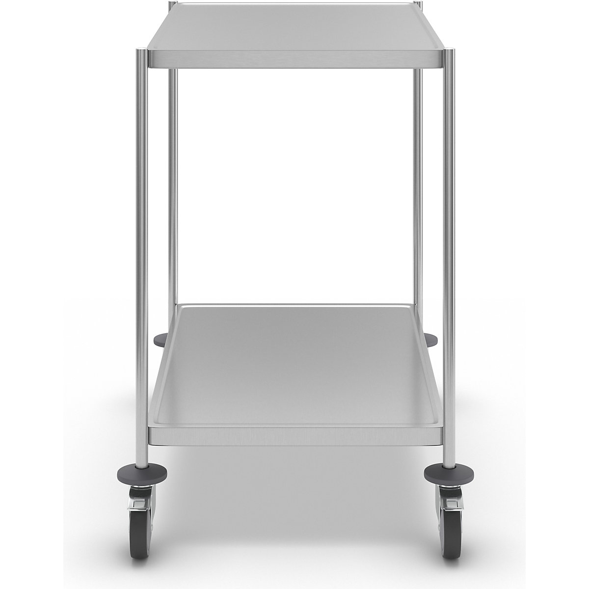 Carrello a ripiani in acciaio inox, saldato – Kongamek (Foto prodotto 3)-2