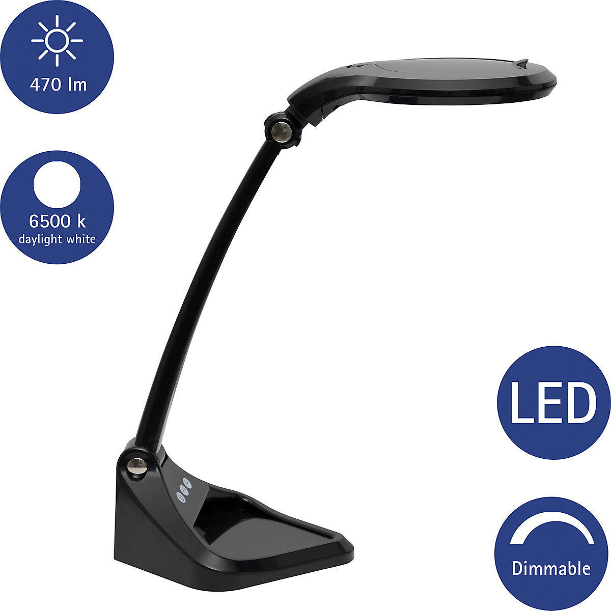 Lampada a LED con lente d'ingrandimento MAULiris – MAUL (Foto prodotto 7)-6