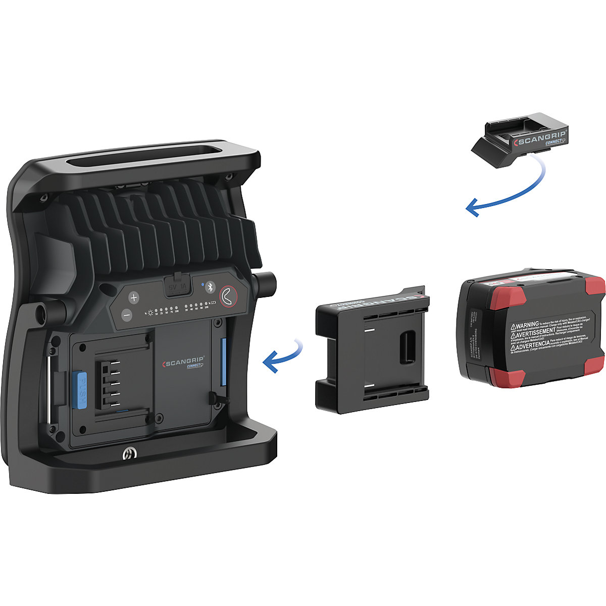 Faretto da cantiere a LED NOVA 4 CONNECT – SCANGRIP (Foto prodotto 24)-23