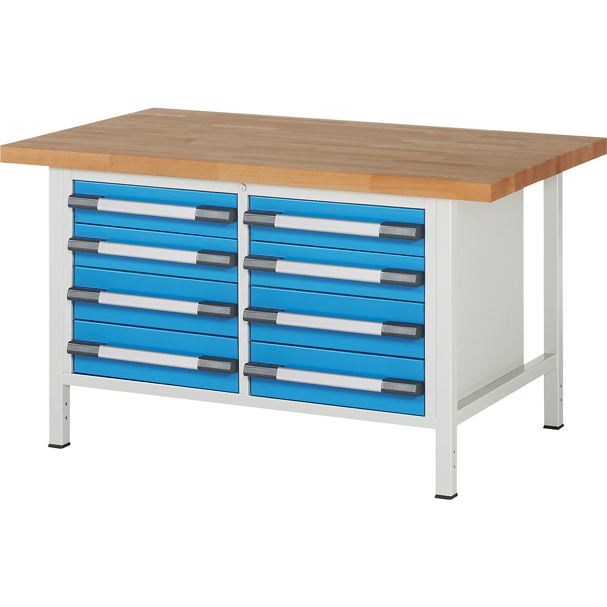 Banco da lavoro, struttura a telaio serie 8000 – eurokraft pro (Foto prodotto 2)-1