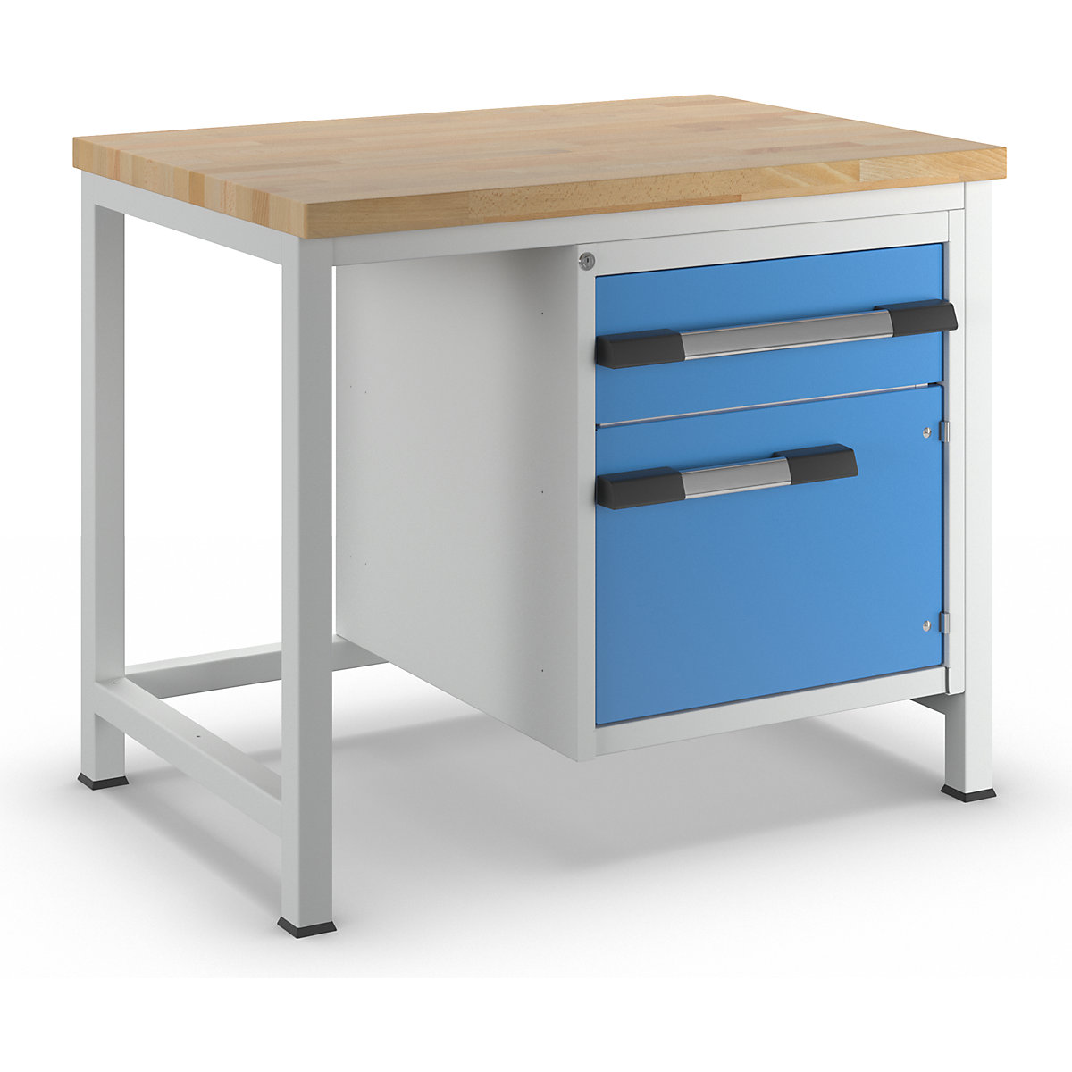 Banco da lavoro, struttura a telaio serie 8000 – eurokraft pro