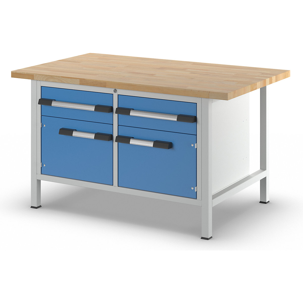 Banco da lavoro, struttura a telaio serie 8000 – eurokraft pro (Foto prodotto 8)-7
