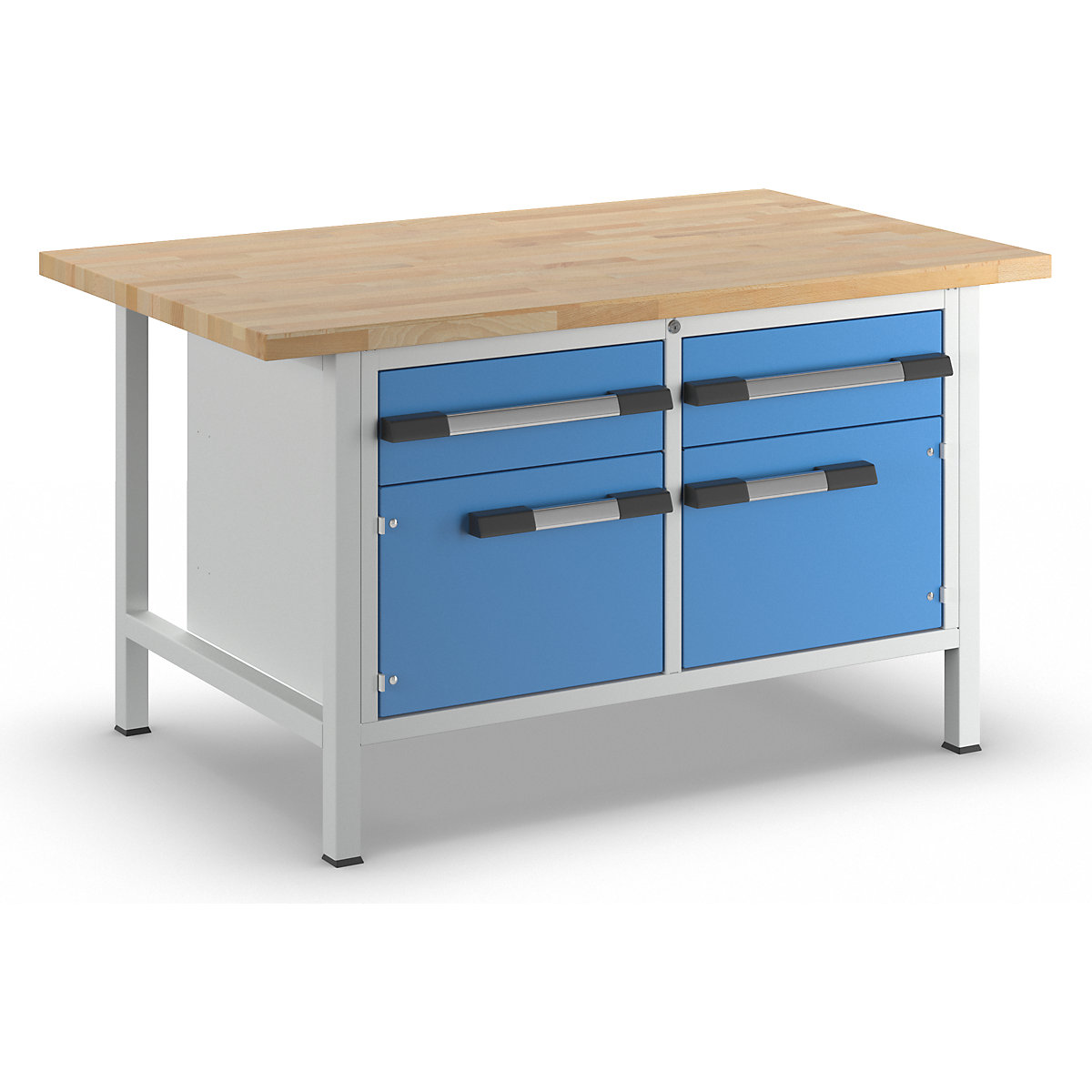Banco da lavoro, struttura a telaio serie 8000 – eurokraft pro