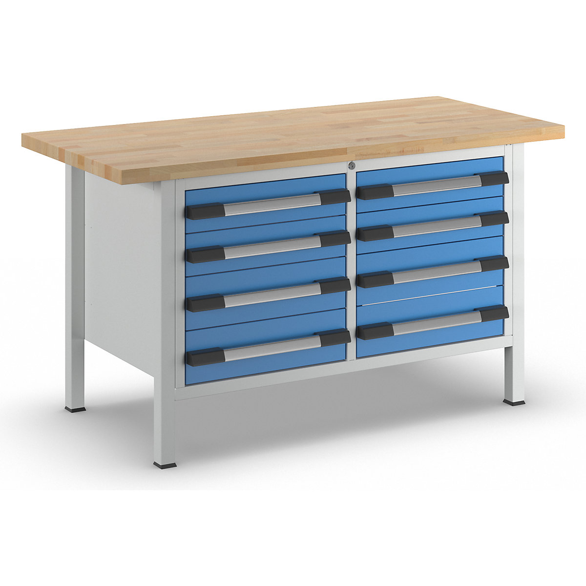 Banco da lavoro, struttura a telaio serie 8000 – eurokraft pro