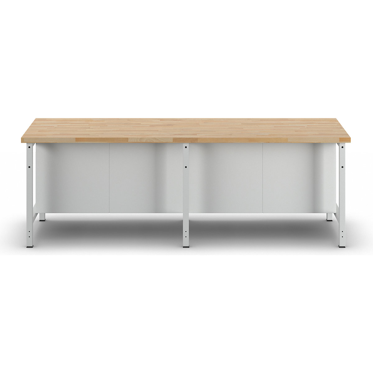 Banco da lavoro, struttura a telaio serie 8000 – eurokraft pro (Foto prodotto 5)-4