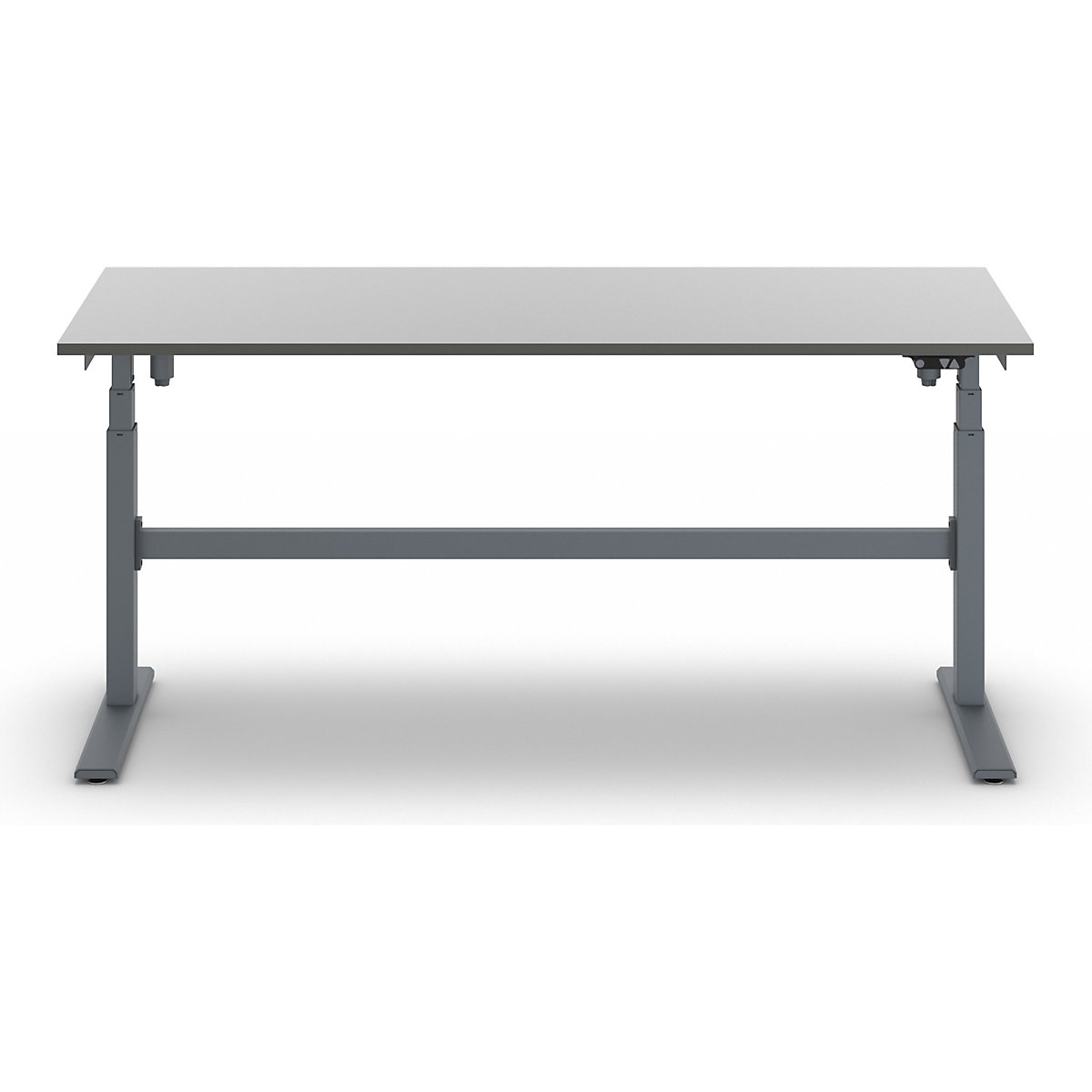 Tavolo da lavoro regolabile elettricamente in altezza, portata 200 kg – eurokraft pro (Foto prodotto 7)-6
