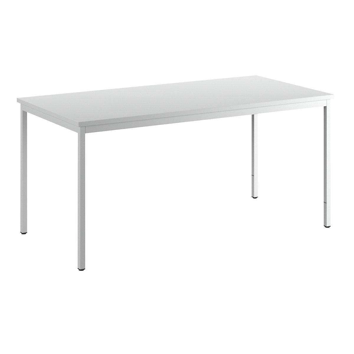 Scrivania per capi reparto, grigio chiaro – eurokraft basic